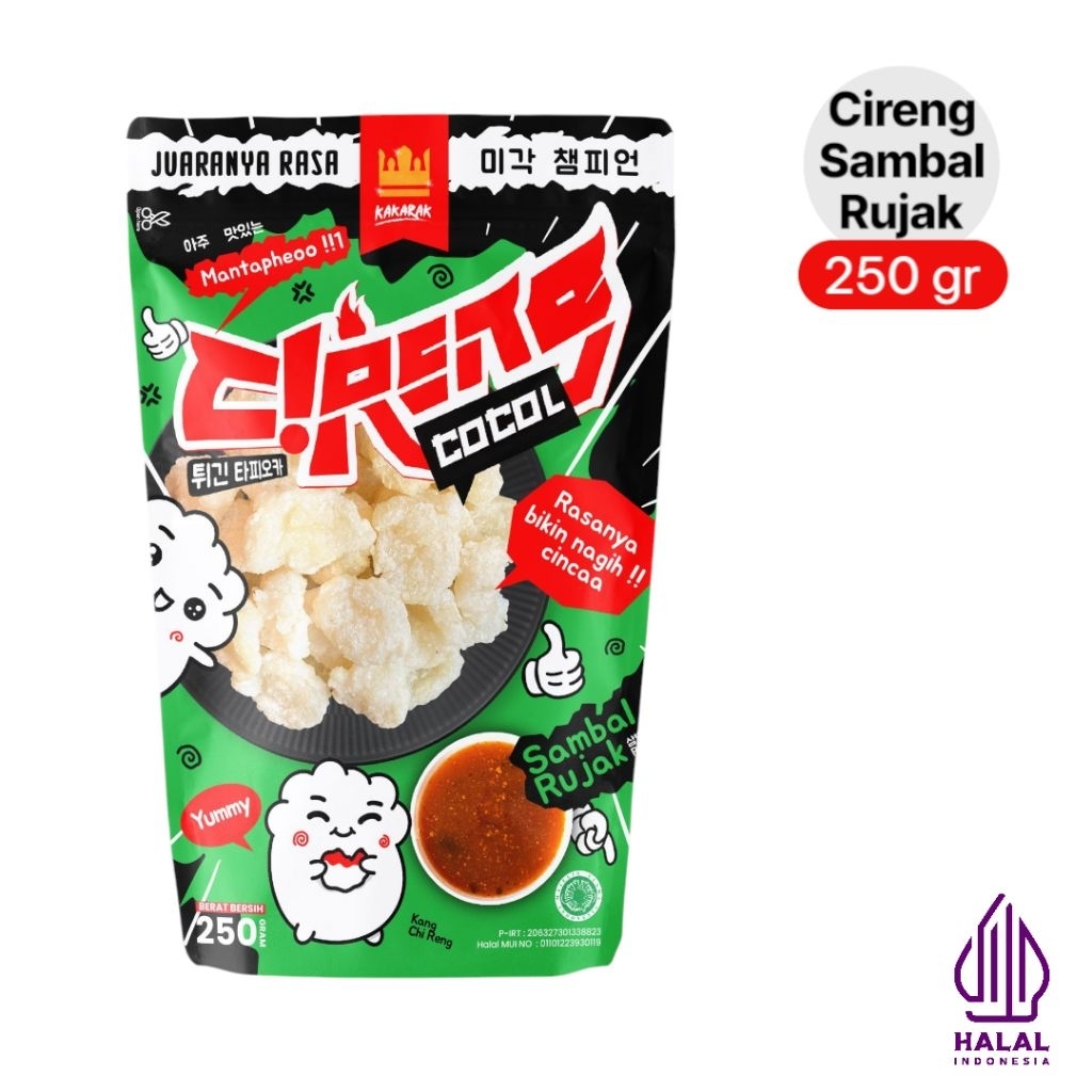 

KAKARAK - Cireng Cocol Sambal Rujak 250gr