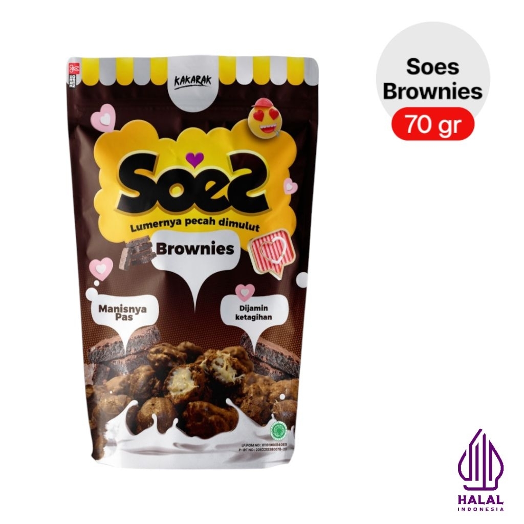 

Kue Soes Kering Kakarak 75gr - Brownies