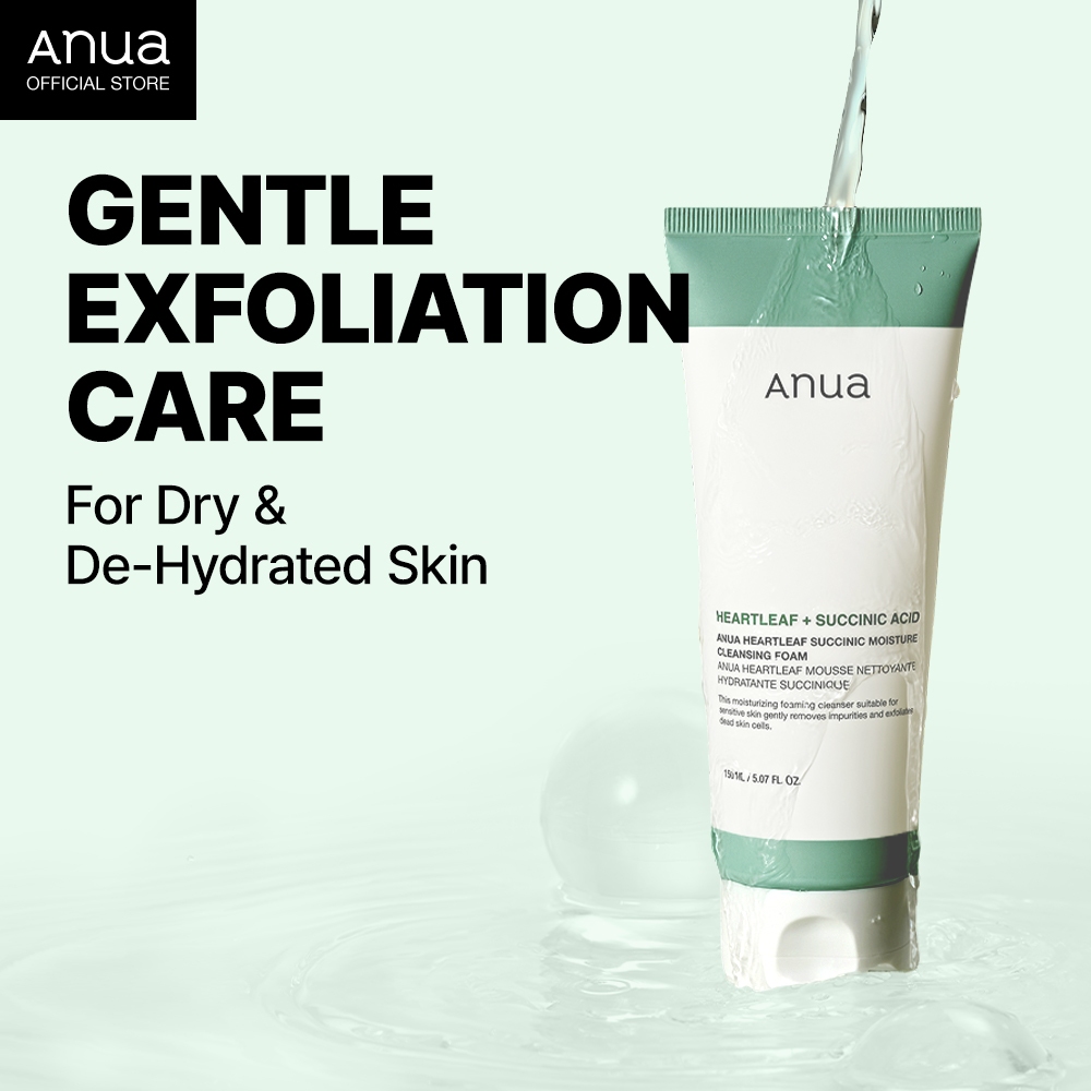 ANUA Heartleaf Succinic Moisture Cleansing Foam