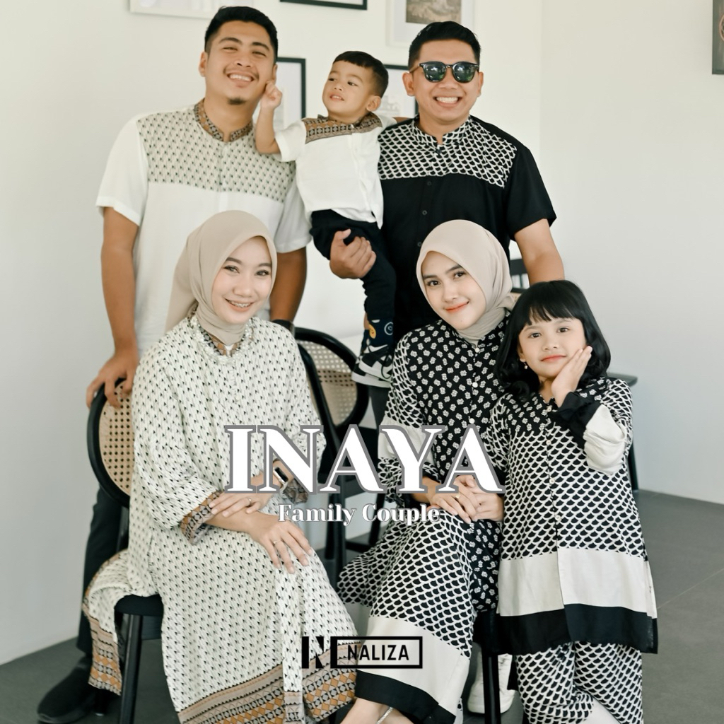 Naliza - Inaya Family Couple / Set Keluarga / Baju Couple Keluarga / Family Set Couple