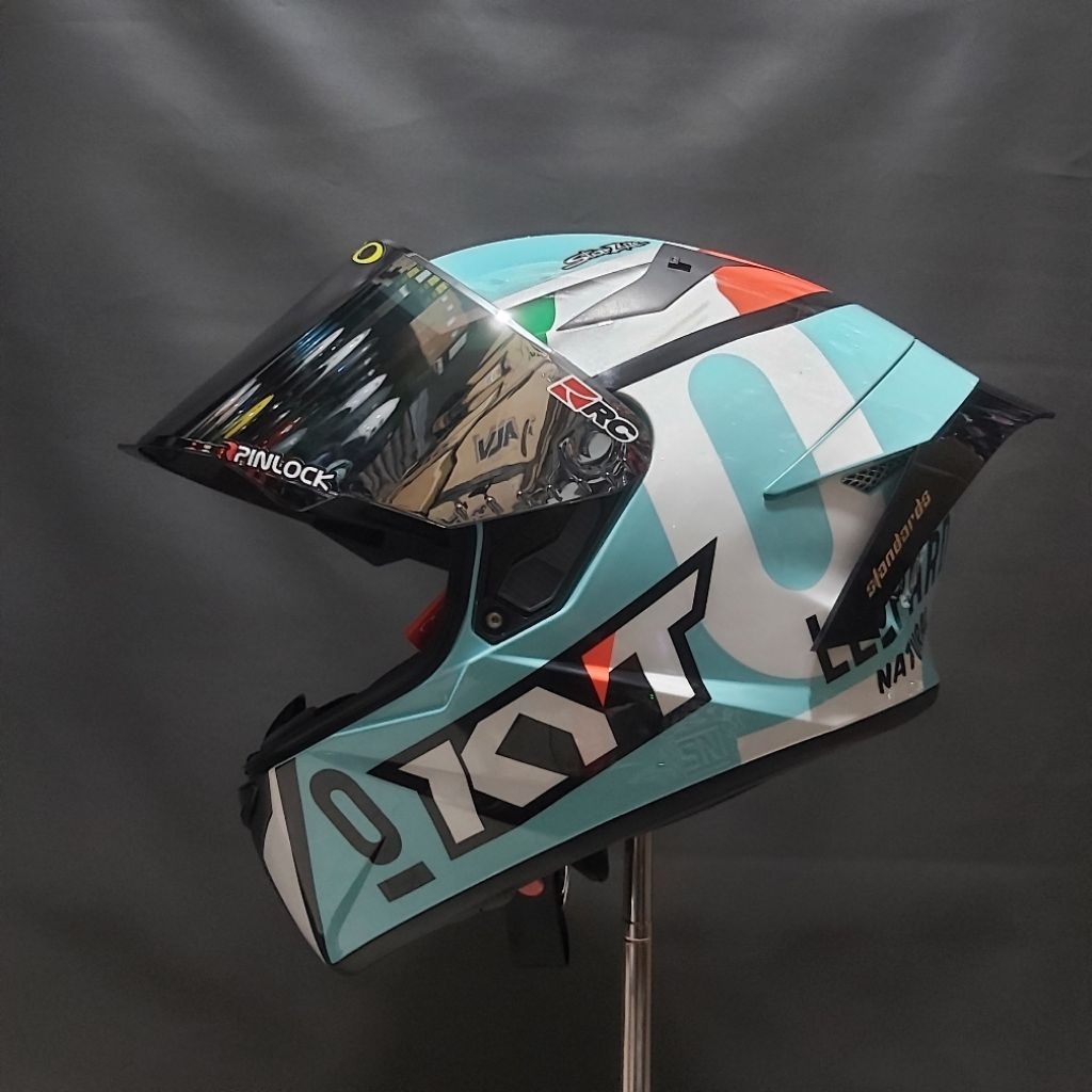 Helm Full Face KYT TTC Dalla Porta Paket Ganteng Original SNI