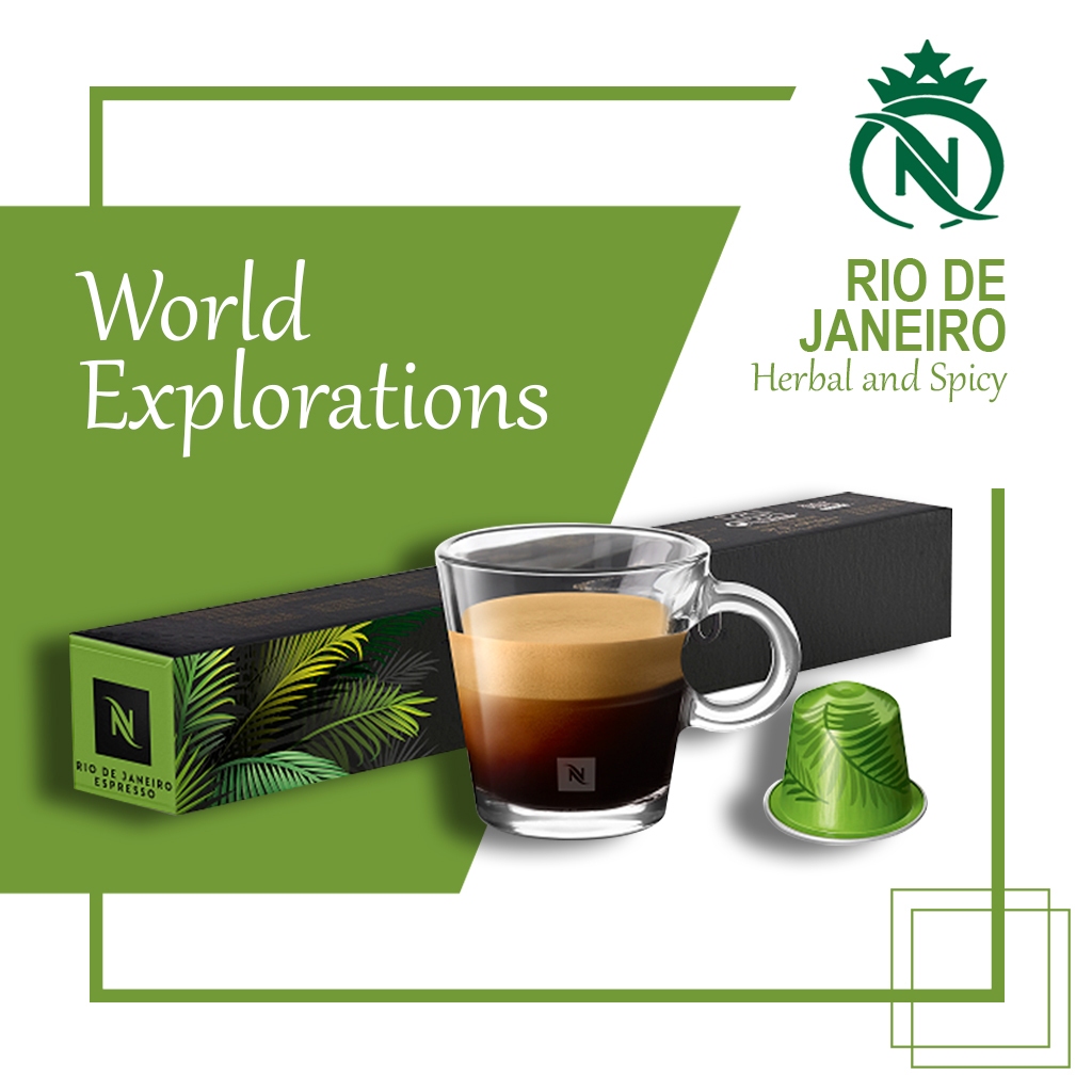 

Capsule Nespresso Rio De Janeiro Espresso Pack - Kopi Kapsul World Explorations Coffee