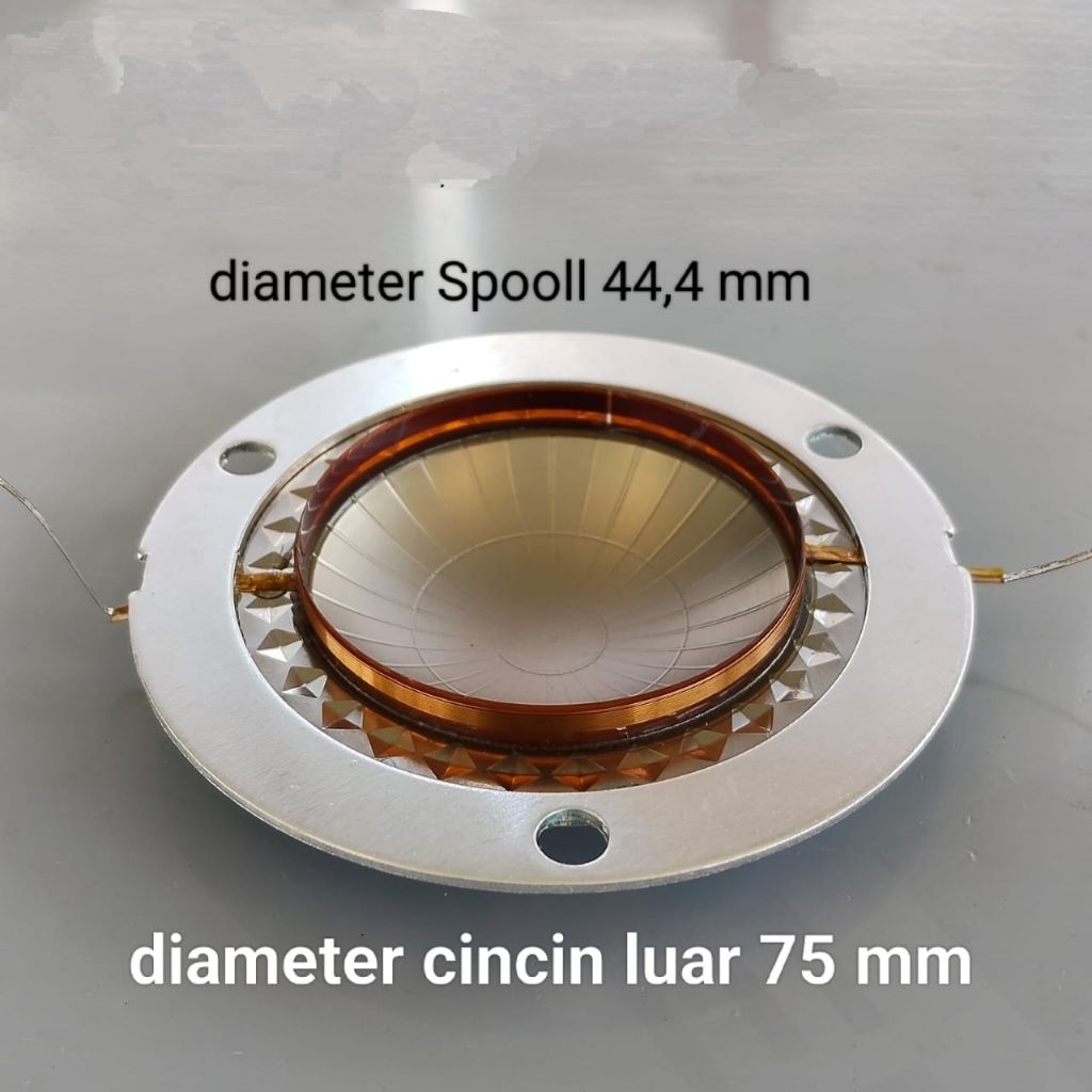 MIG_BLESS Spool Tweeter 44,4 untuk di gunakan untuk  Driver SPL S30/spul 44,4