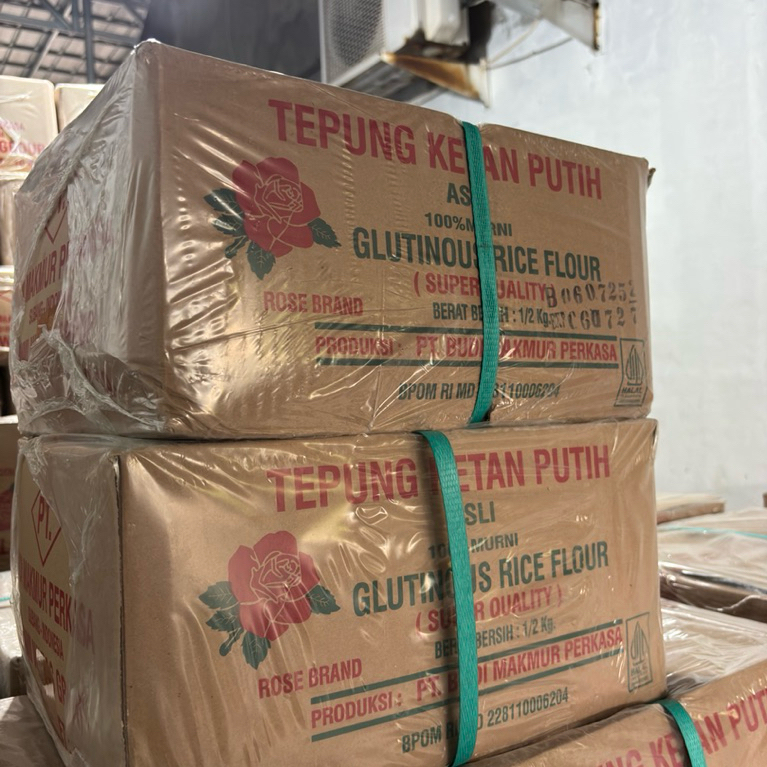 

Tepung Ketan Putih Rose Brand 500gr (1 Karton)