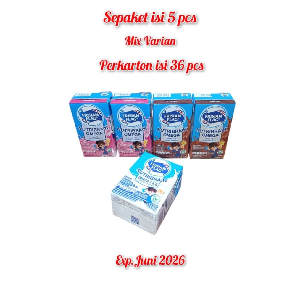 

FRISIAN FLAG NUTRIBAIN OMEGA SEPAKET ISI 5 PCS