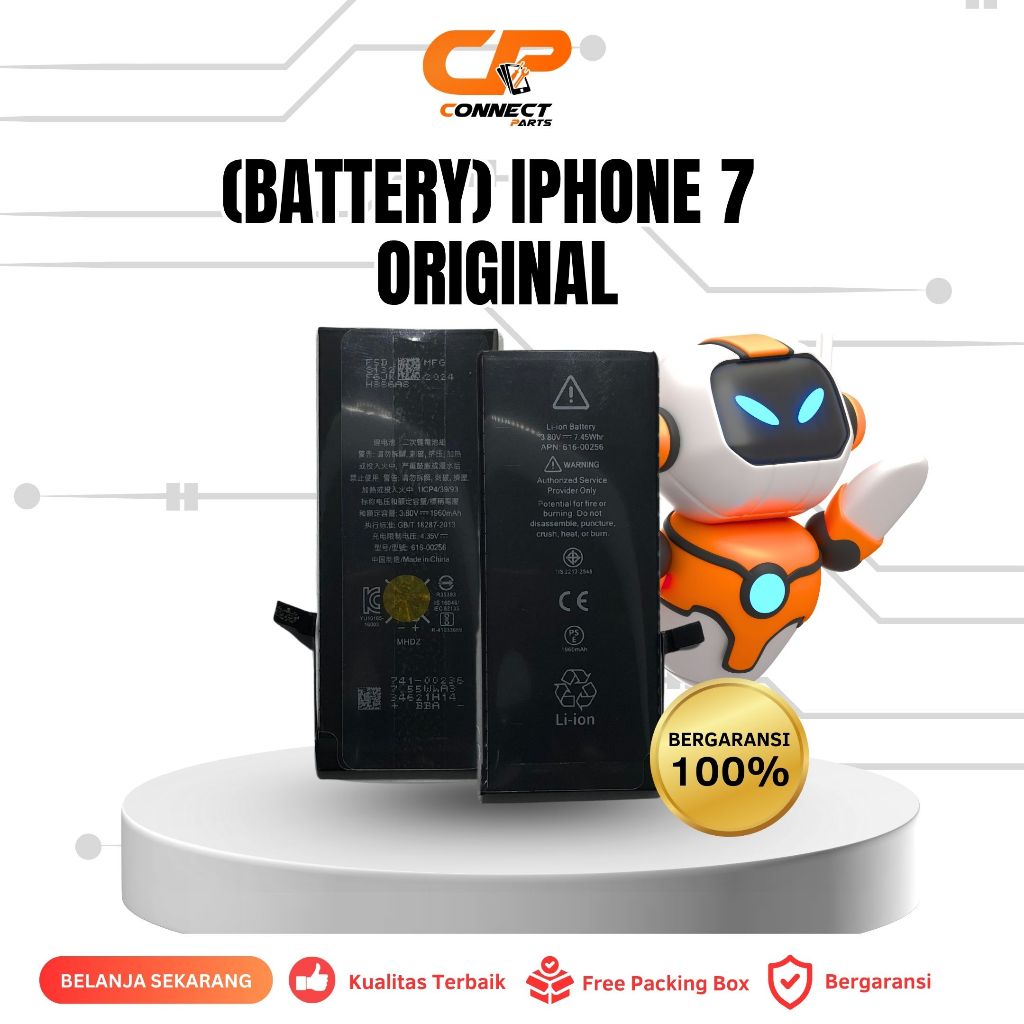 (BATTERY) IPHONE 7 (1960 mAh)  (BATTERY) IPHONE ORIGINAL