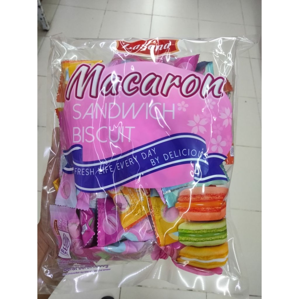 

Lianggui Lasana Macaron Biskuit Sandwich 300gr (isi -+40-50pcs)