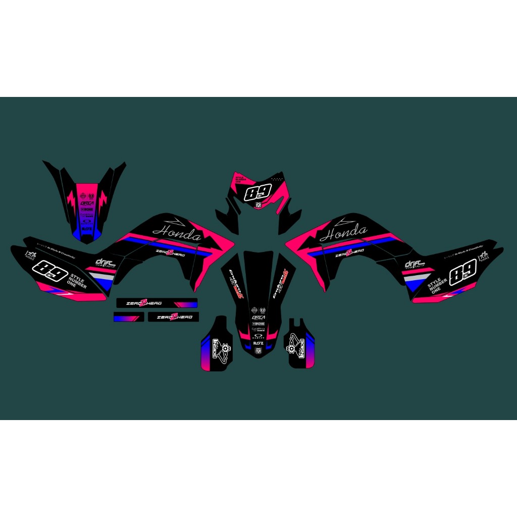 Decal CRF150L Full Body Stiker / Decal CRF 150 L Full Body