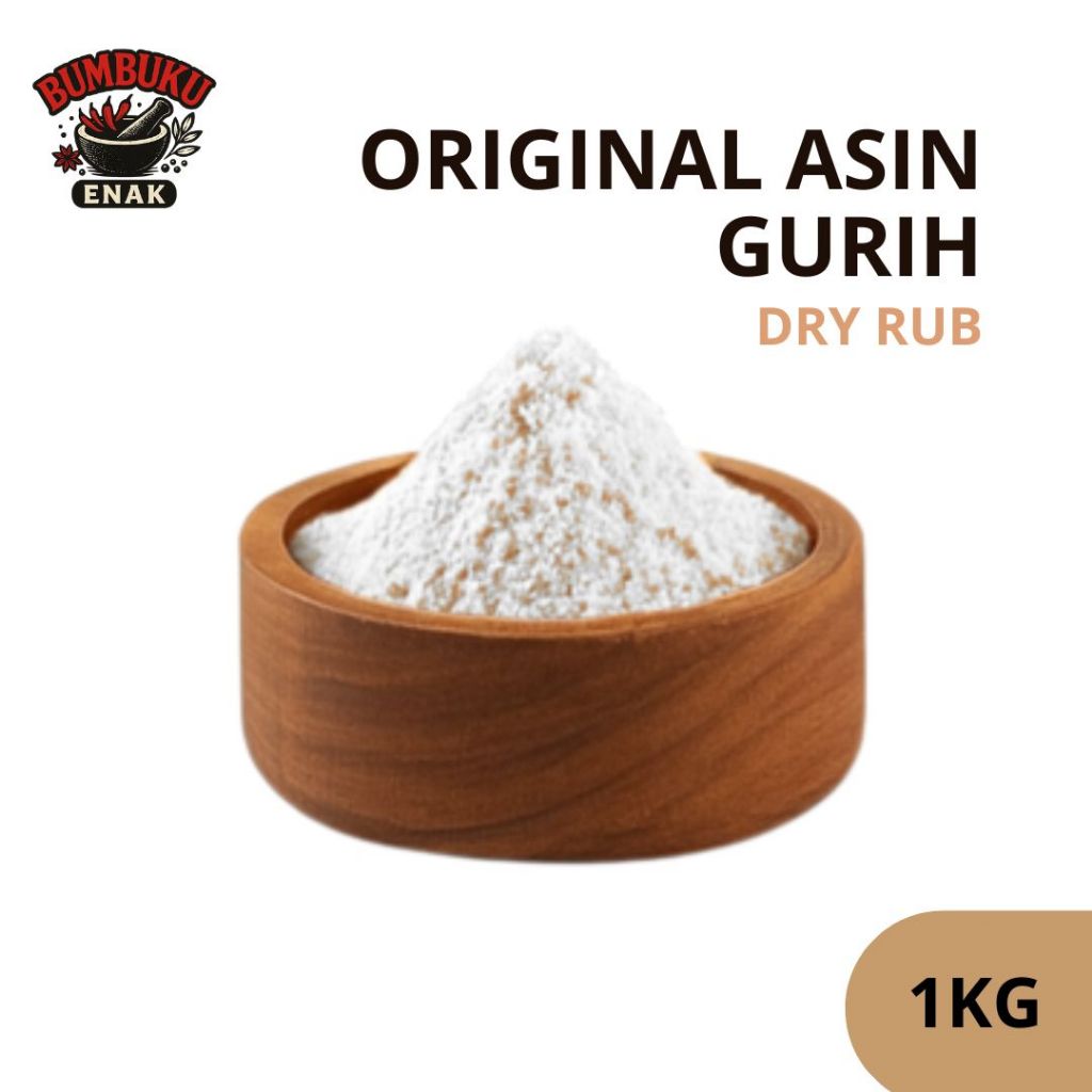 

Bumbu Tabur Non MSG Original Asin Gurih 1KG – Dry Rub Serbaguna Tanpa Penguat Rasa untuk Masakan & Camilan