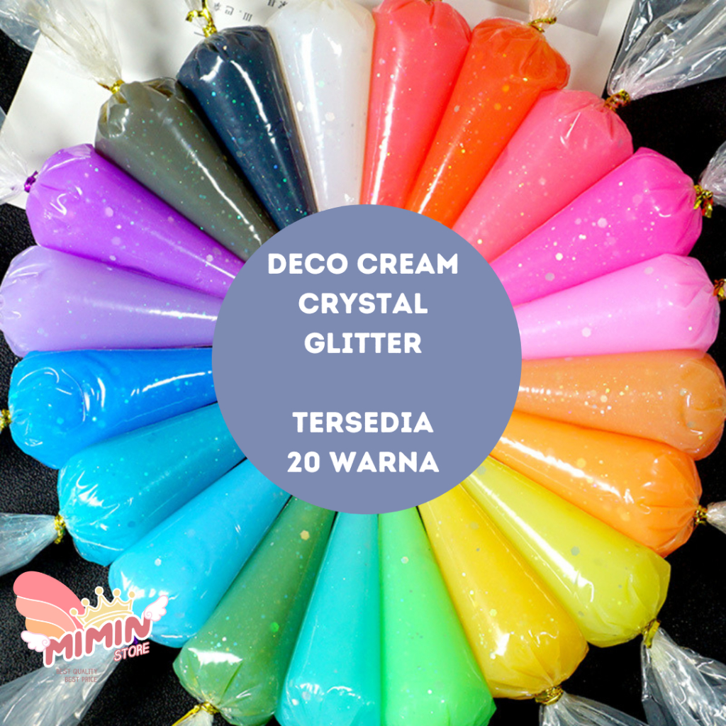 

Deco Cream Crystal Glitter GARANSI 50G | Deco Whip Cream
