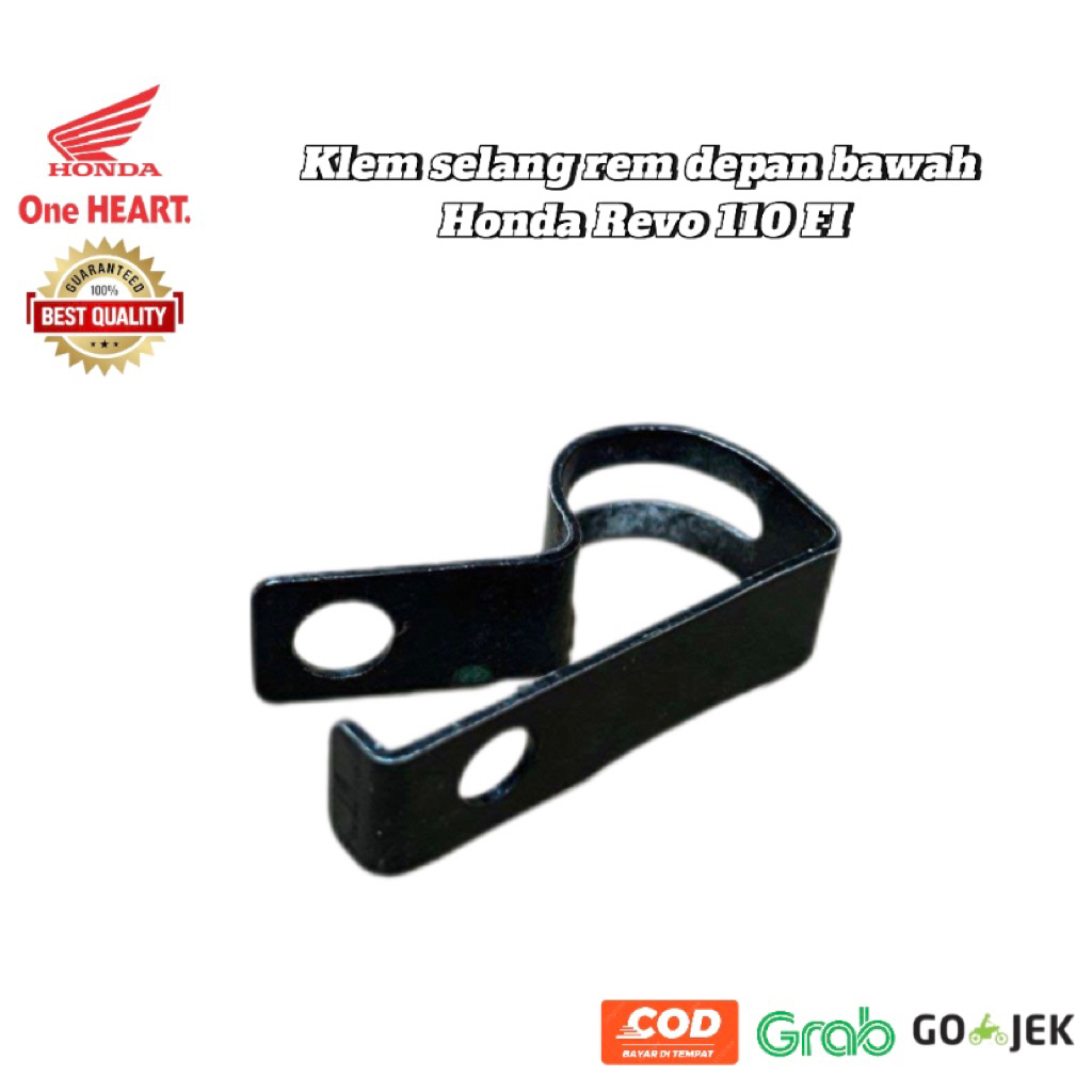 Klem selang rem depan bawah honda Revo 110 FI