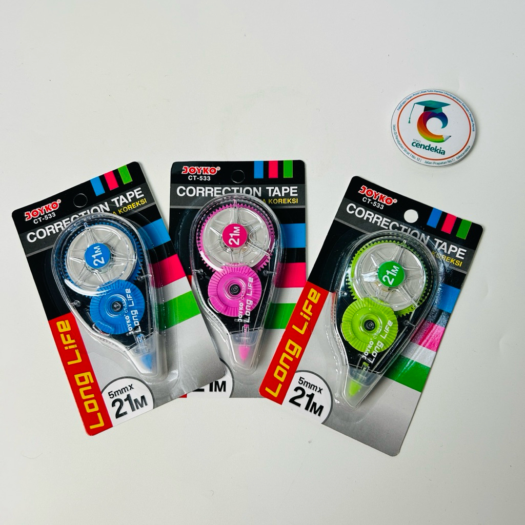 

Correction Tape Tip-x Kertas JOYKO CT-533 5mm x 21m