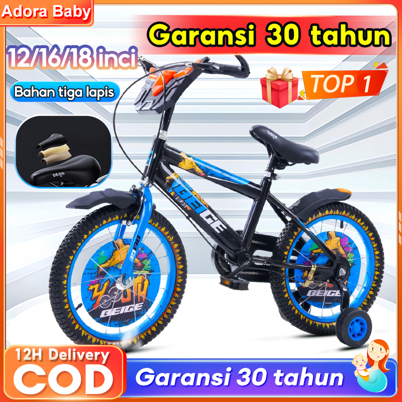 sepeda anak 12/16/18 inch 2 - 12 tahun sepeda rangka sepeda anak kecil sepeda anak laki laki
