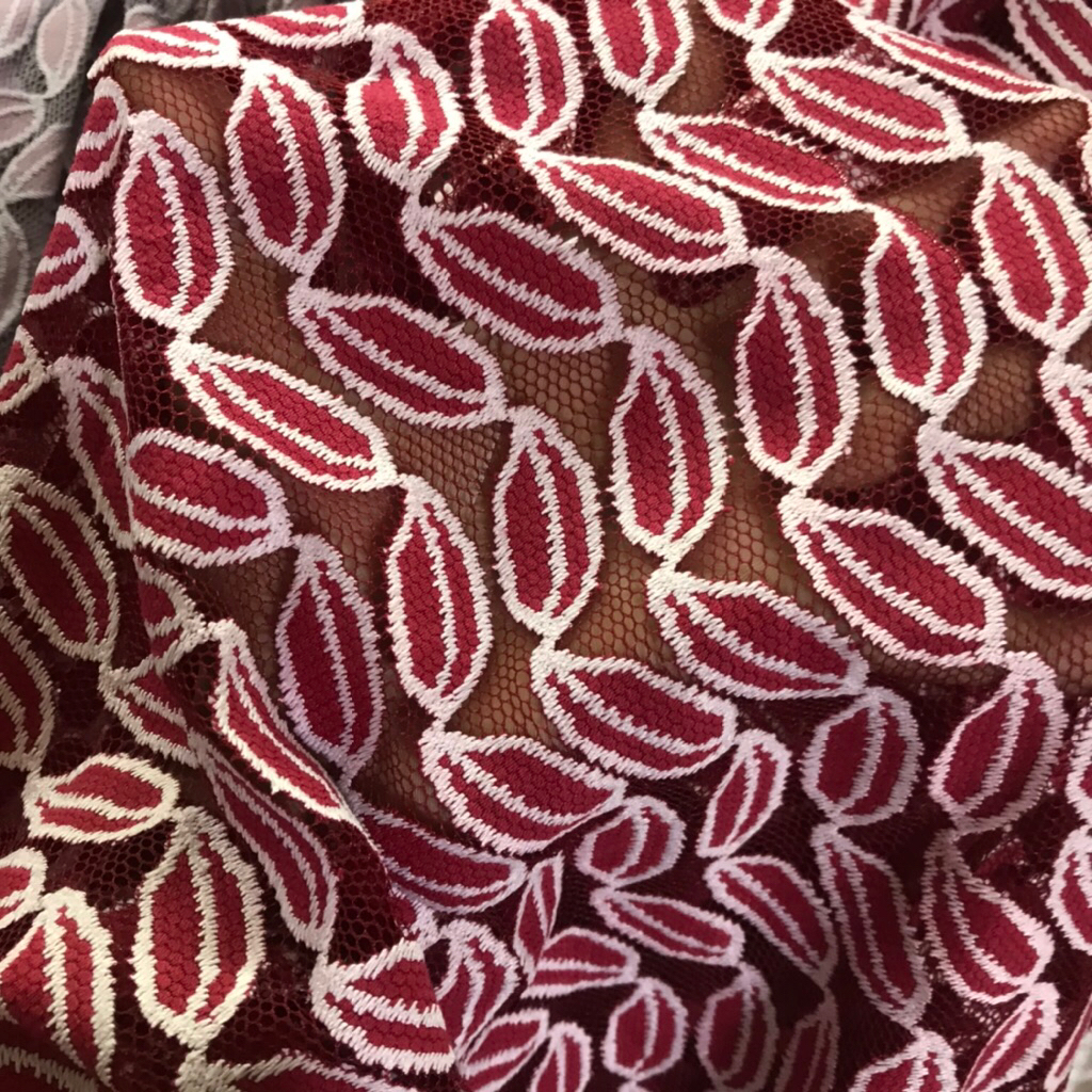 kain brokat katun ~ kain brokat Import ~ kain brokat semi prada