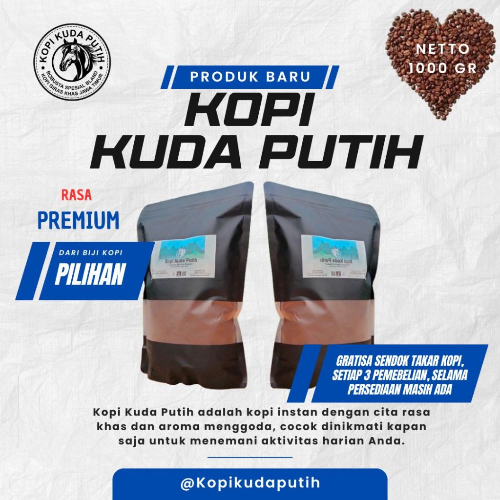 

Promo Kopi GIRAS Kuda Putih 1000 gr Rasa Mantap Premium
