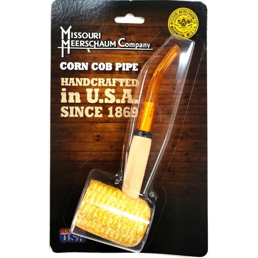 Missouri Meerschaum Legend Corn Cob Pipe Blister Pack - Pipa Cangklong - Pipa Jagung