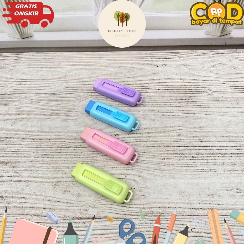 

Penghapus Model Cutter Pastel ER-1652 Perlengkapan Sekolah Alat Tulis Stationery COD