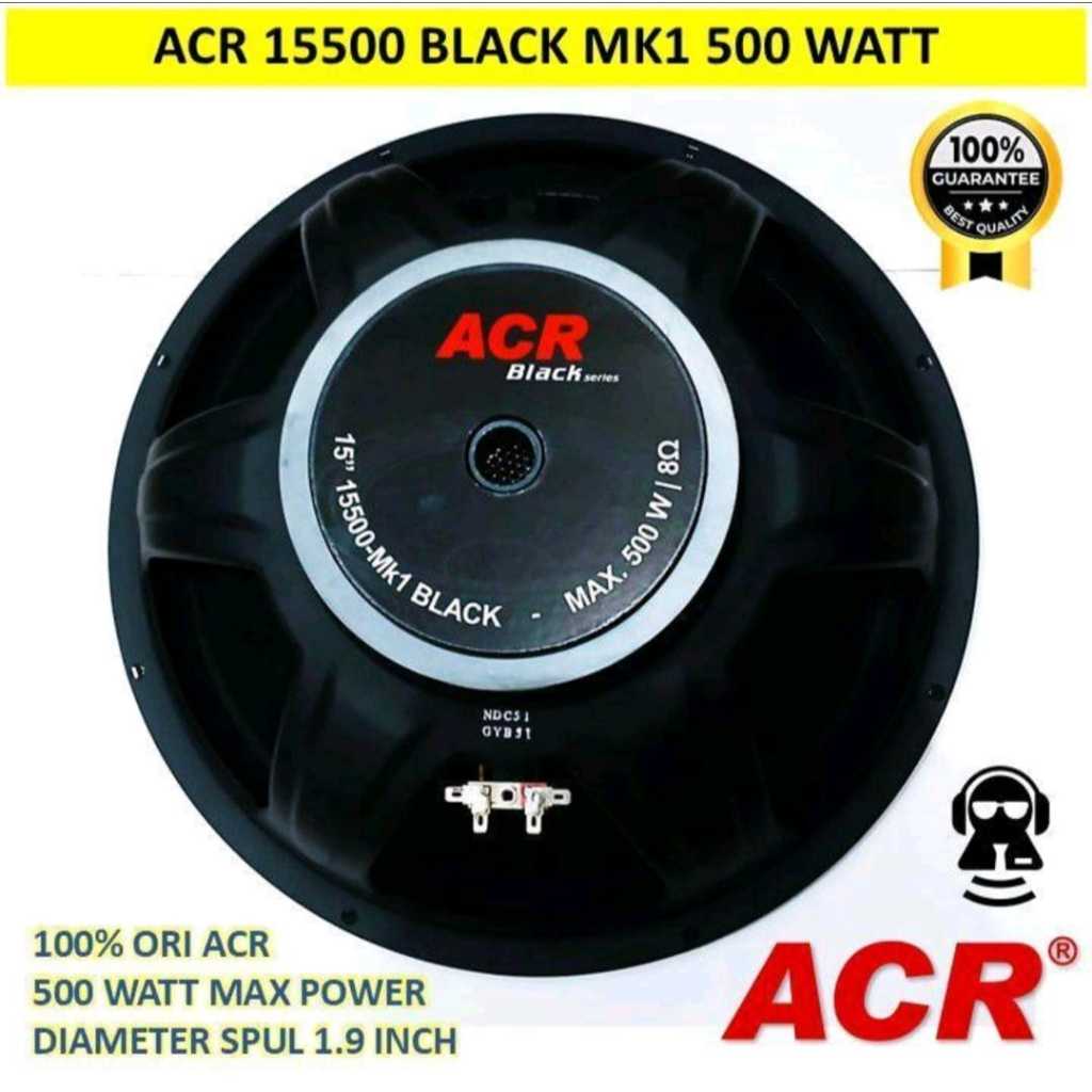 Speaker ACR 15 inch 15500 Black MK1 Series /Speaker ACR 15" 15500 MK1 Black
