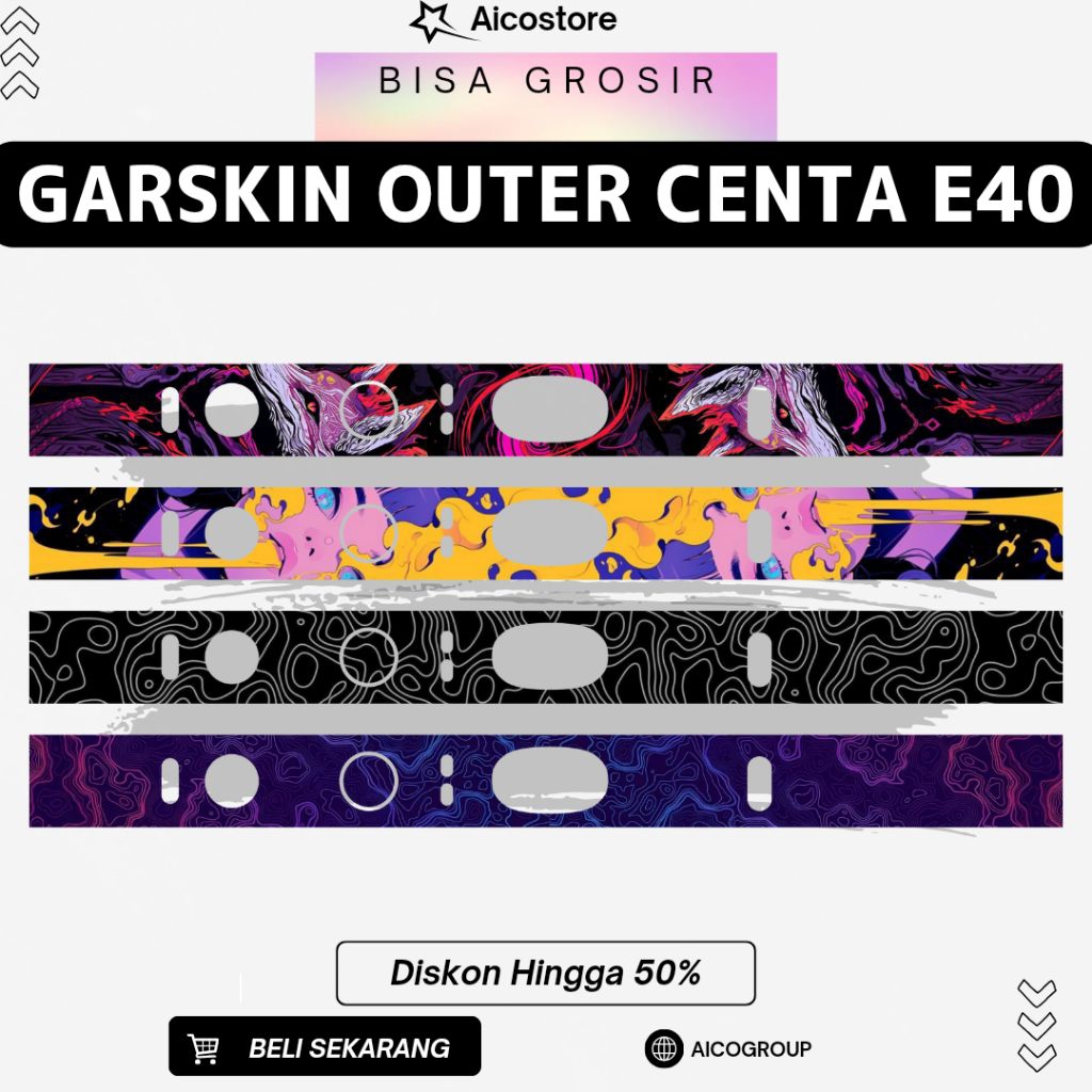 

stiker cover cutting premium E 40