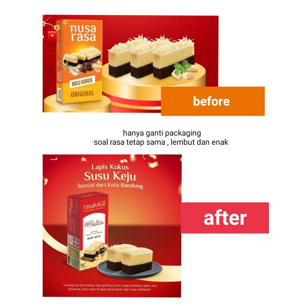 

bolu susu keju (original) rasalokal x Nusa rasa