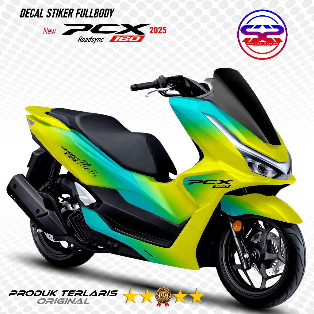 (COD) Stiker Full Body PCX 160 CBS 2025 Scotlite Stiker PCX 160 New