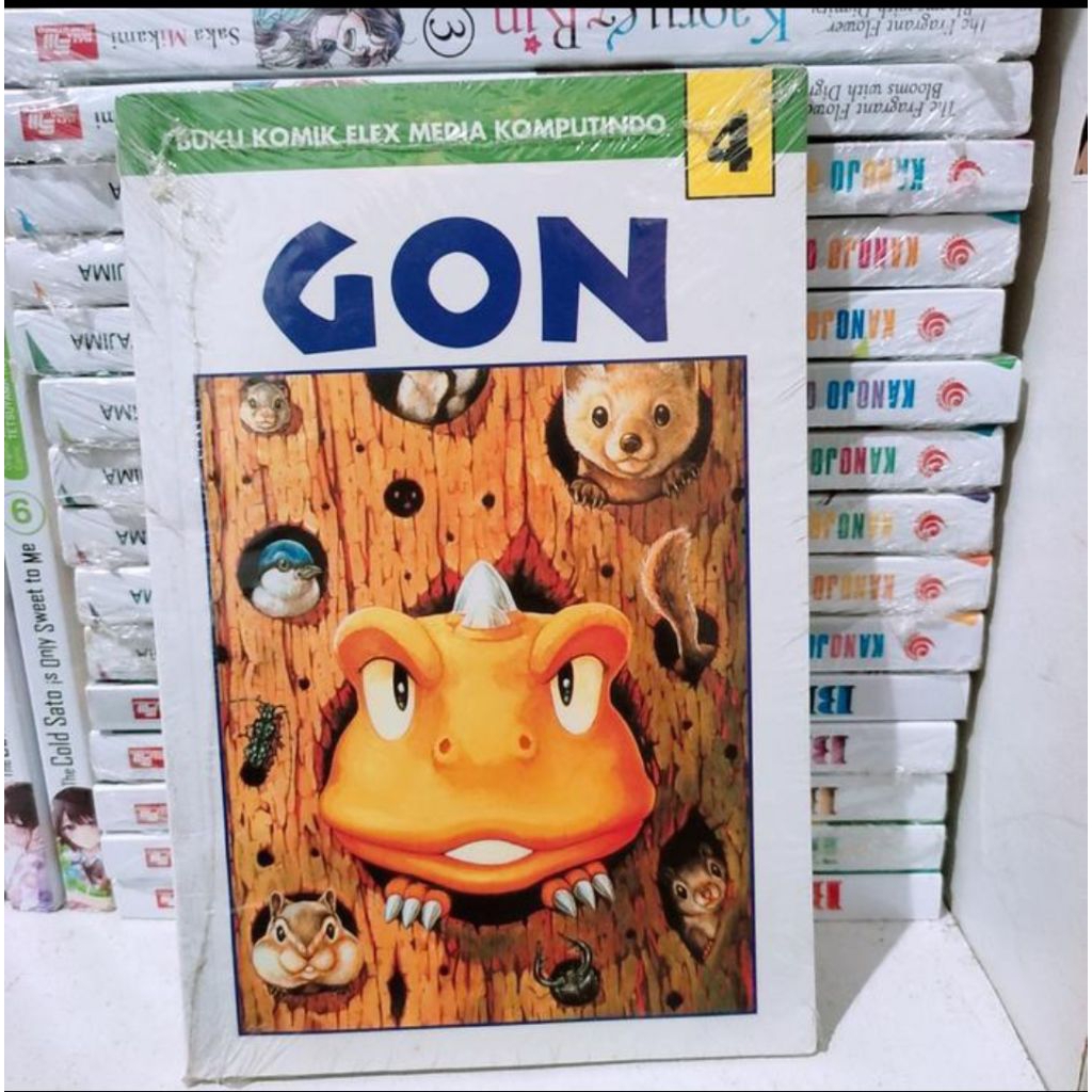 komik gon vol 4 segel