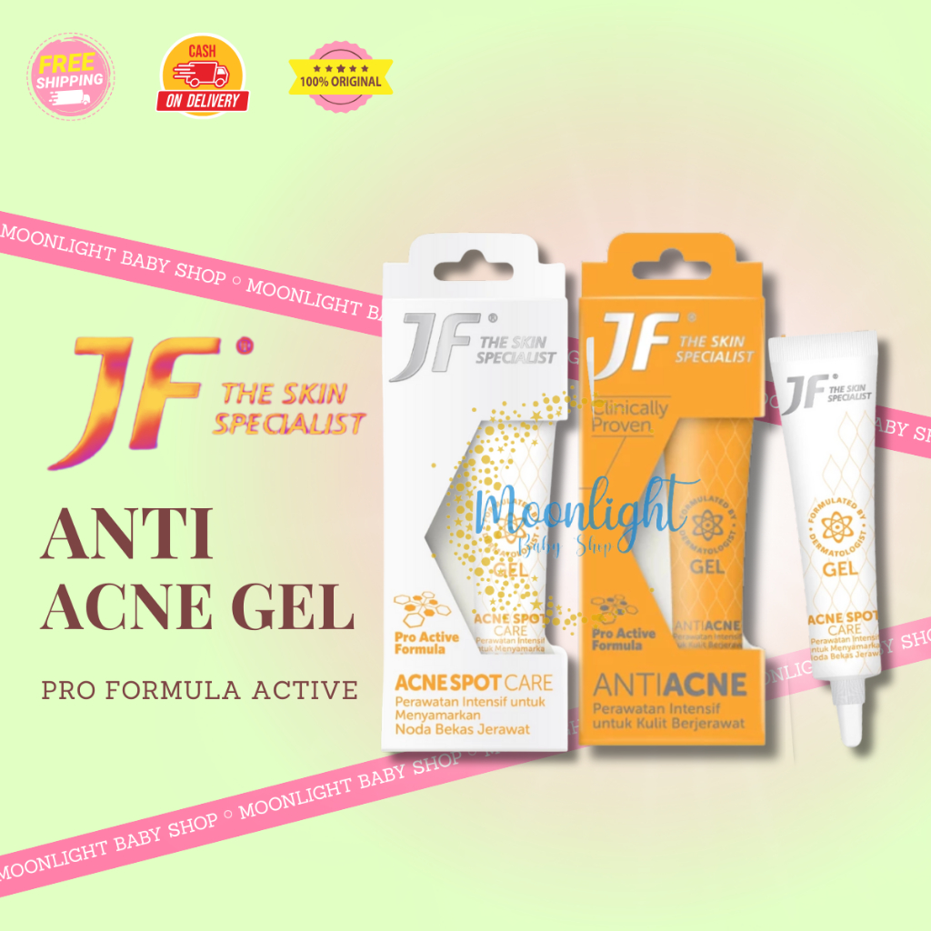 JF Sulfur Anti Acne - Acne Spot Care Gel 10gr - Obat Jerawat dan Penghilang Bekas Jerawat
