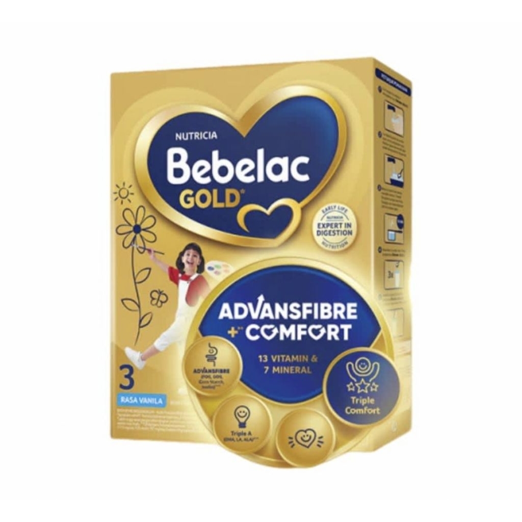 

Bebelac Gold 3 Vanilla Box 360 gram / susu bubuk