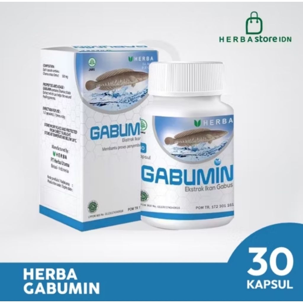 Pil Ikan kutuk Ikan Gabus Herba Gabumin Ekstrak Ikan Gabus Kapsul Ikan Gabus