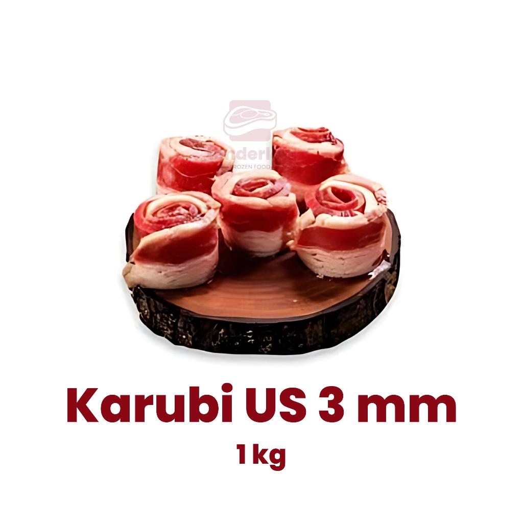 

Karubi Slice 3mm – Daging Sapi Yakiniku | Frozen Siap Masak, Juicy & Empuk