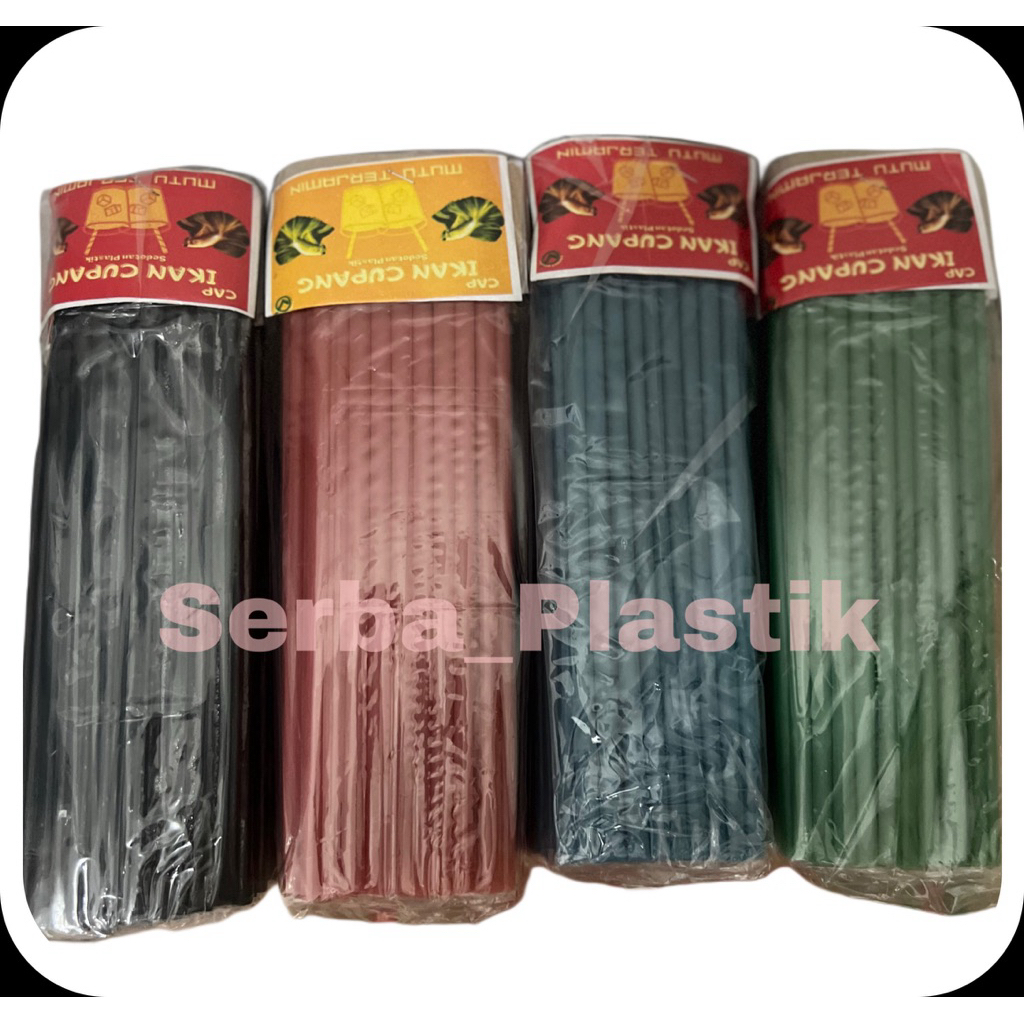 (10pack) Pipet lurus warna murah