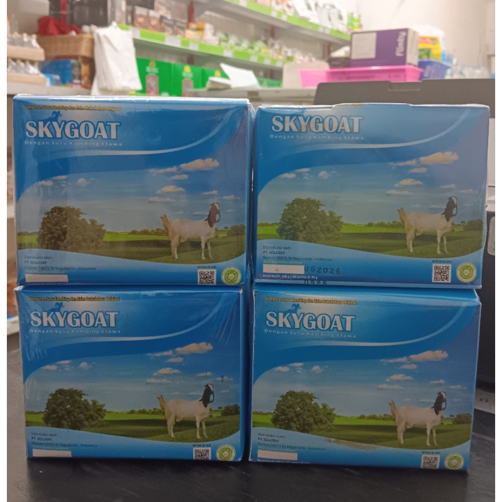 

susu kambing paket 4 box