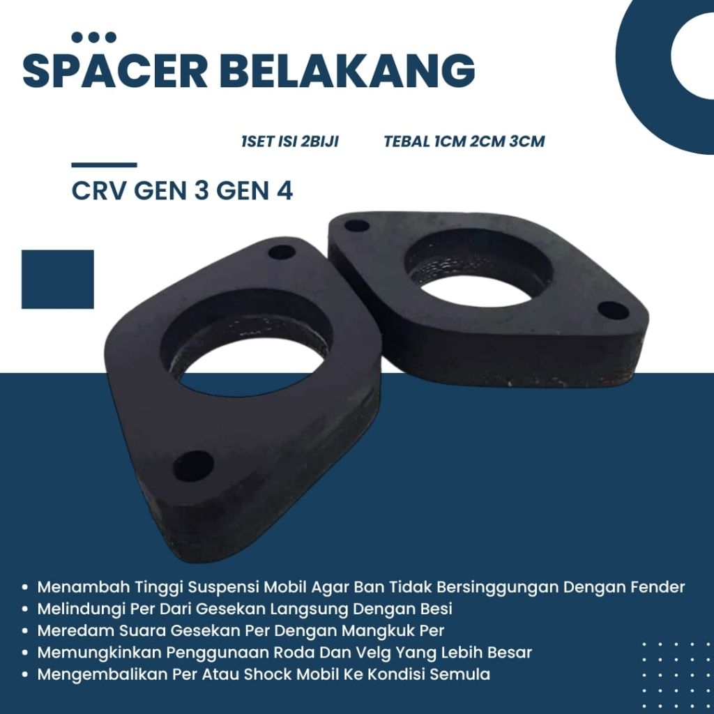 karet tatakan perkeong belakang honda crv gen 3 gen 4 bahan ban harga 1set 2biji