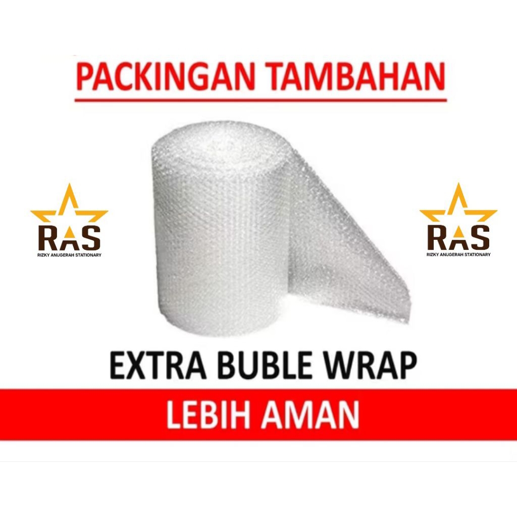 

Extra Packing Buuble Wrap Agar Paket Lebih Aman