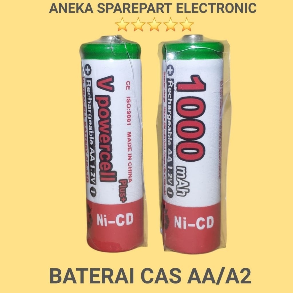 BATERAI CAS AA/A2 batre cas 2 pcs
