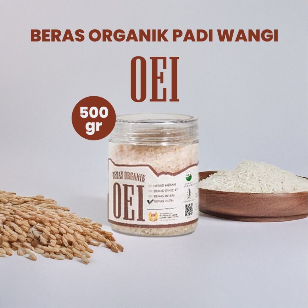 

Beras JDR Padi Wangi Organik 500gr