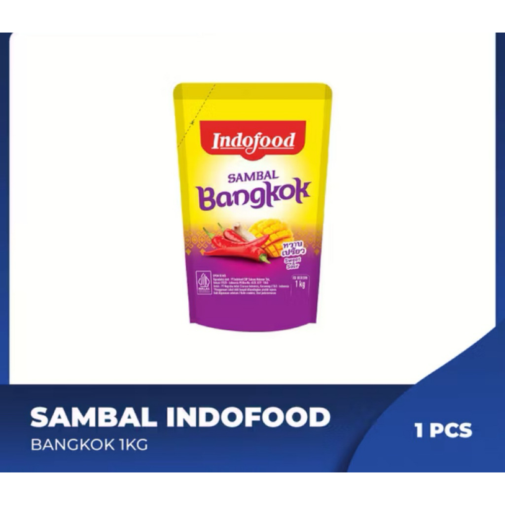 

Sambal Bangkok Indofood 1kg – Sensasi Asam Manis Otentik Thailand!