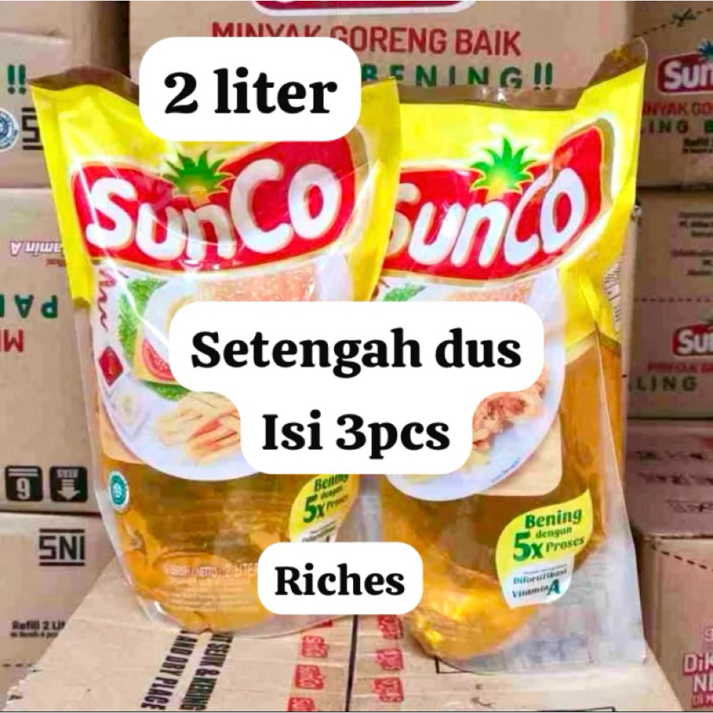 

MINYAK GORENG SUNCO 2 LITER ISI 3 PCS