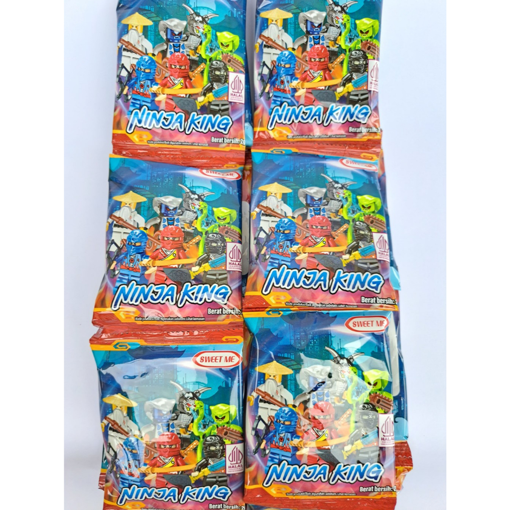 

Sweet me Permen Surprise Candy Lego ninja king 1 renteng 10 pcs