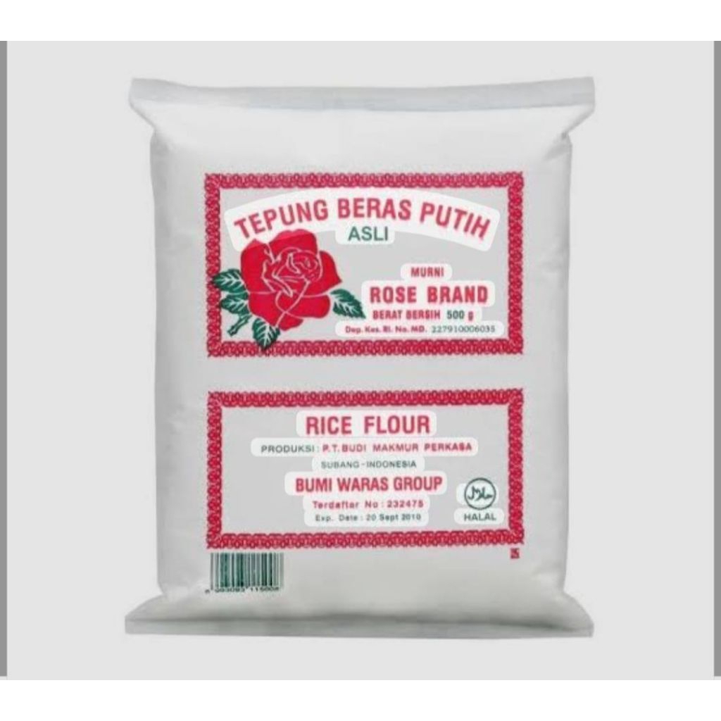 

Tepung Beras Rose Brand Kemasan 500 Gr