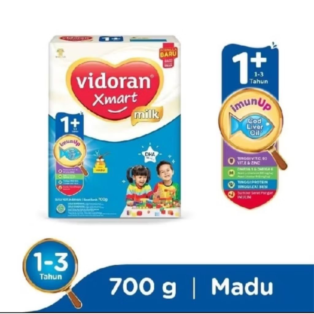 

Vidoran 1+ Madu/Vanila 700gr/925gr