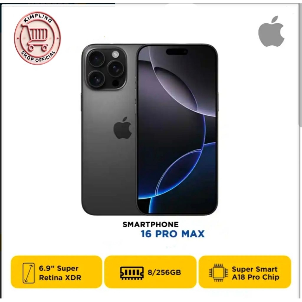 Iphone16 Pro Max Baru Segel Resmi