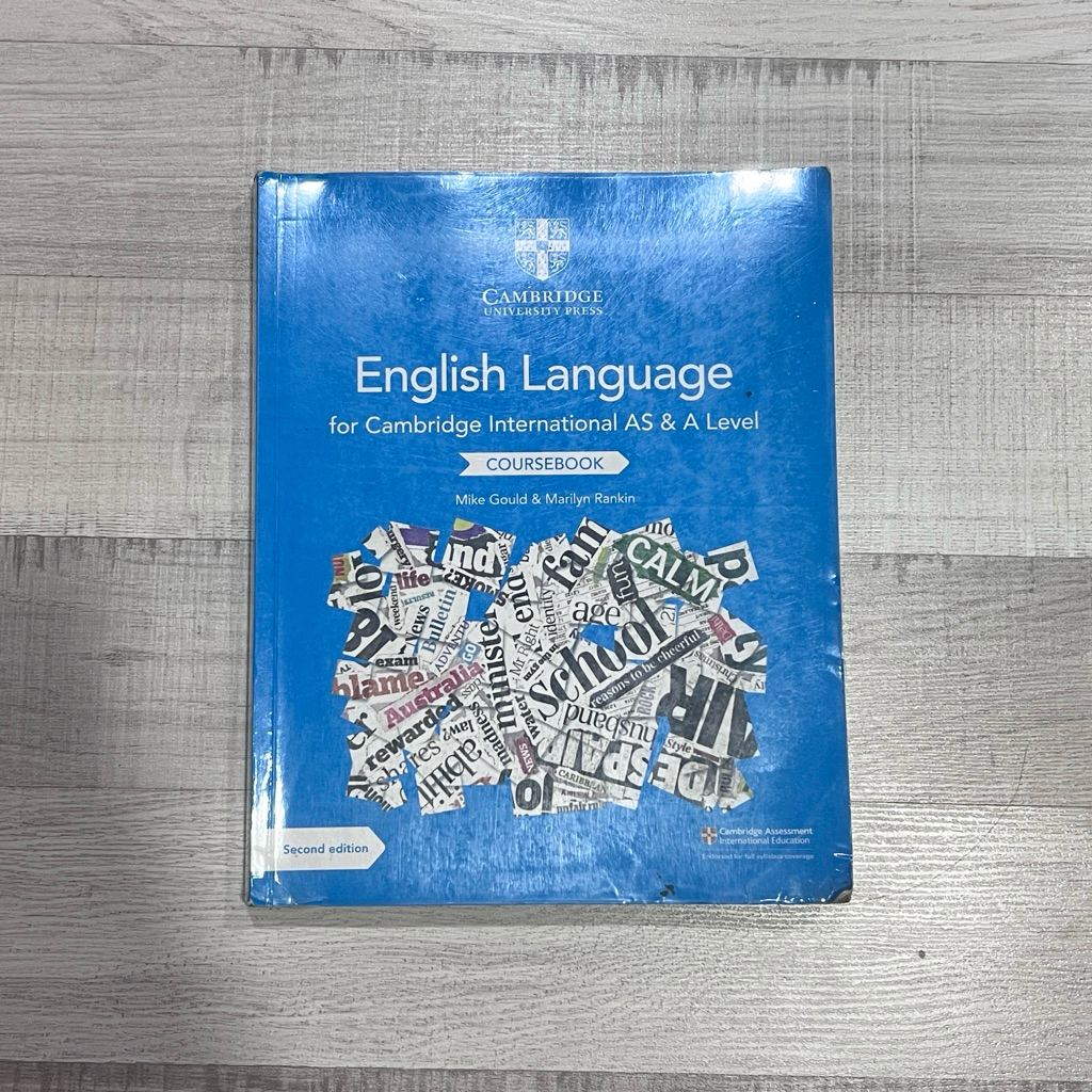 English Language Cambridge University AS & A Level Coursebook Preloved