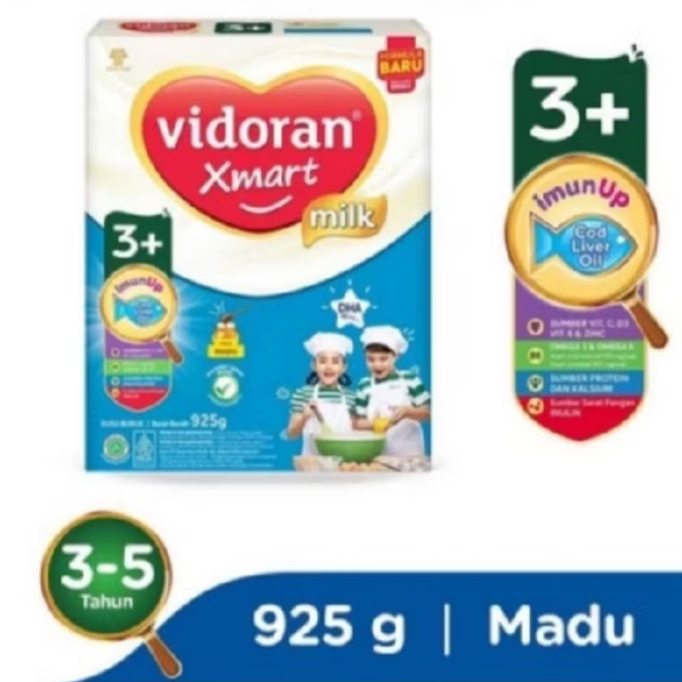 

Vidoran 3+ Madu/Vanila 700gr/925gr