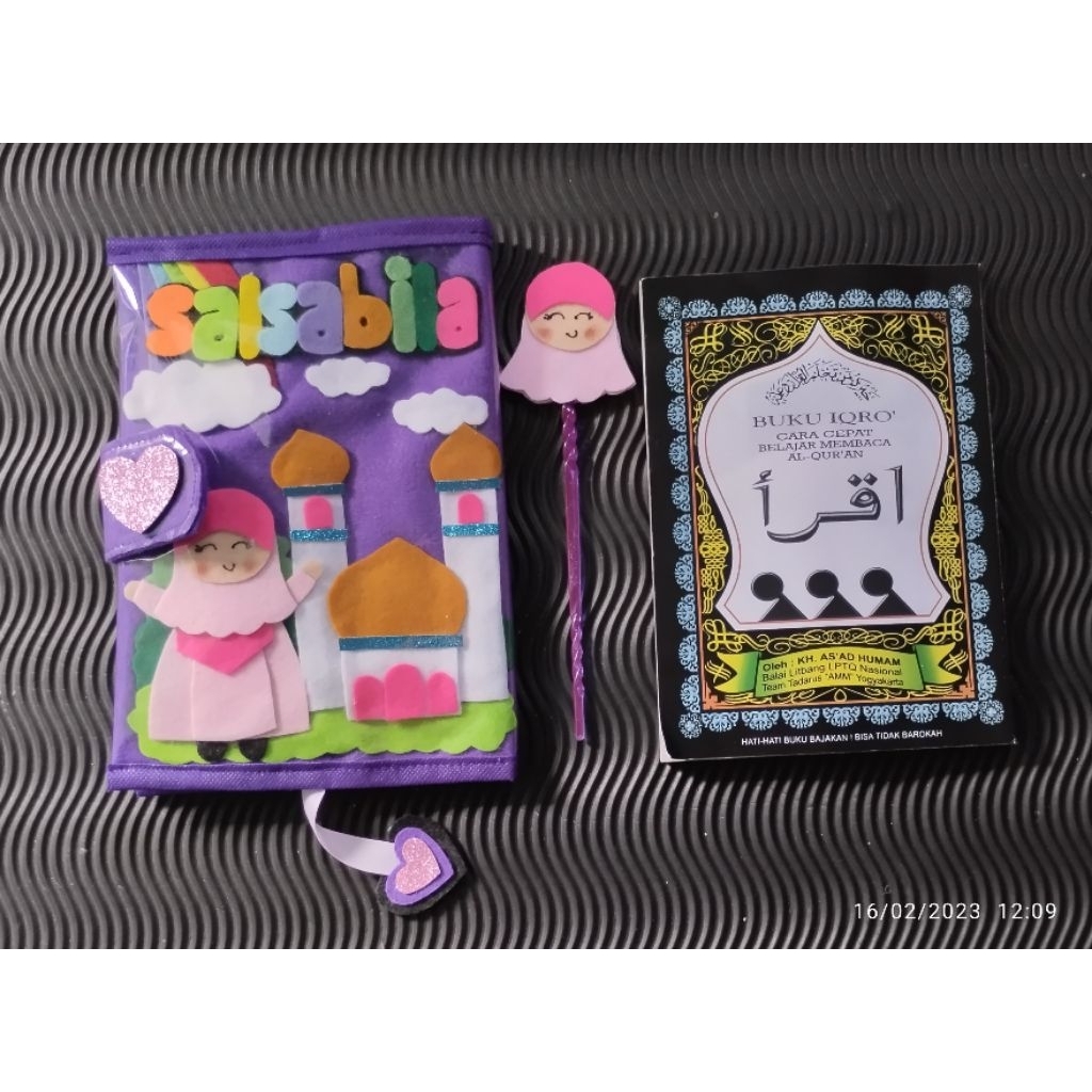 

PAKET SAMPUL IQRO+BUKU IQRO