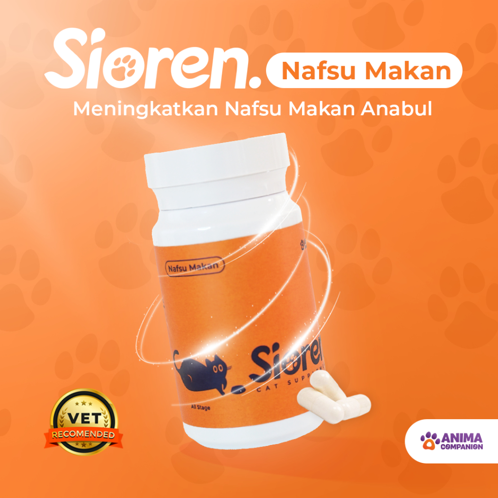 Penambah Nafsu Makan Kucing | Sioren Nafsu Makan Kucing | Vitamin Nafsu Makan Kucing