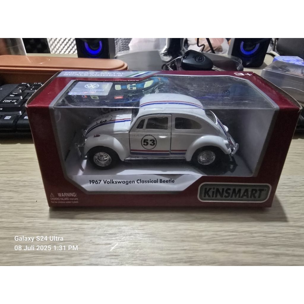 Diecast VW Beetle Custom Herbie