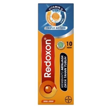Redoxon Triple Action
Kombinasi Vitamin C, Vitamin D, dan Zinc

