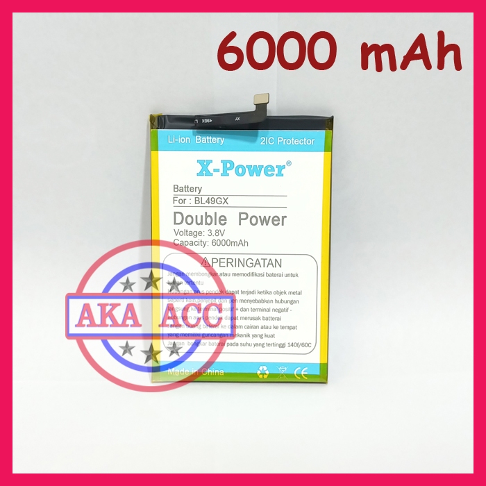 Baterai Infinix Note 7 Lite X656 BL49GX Batu Batre Battery Tanam Double Power