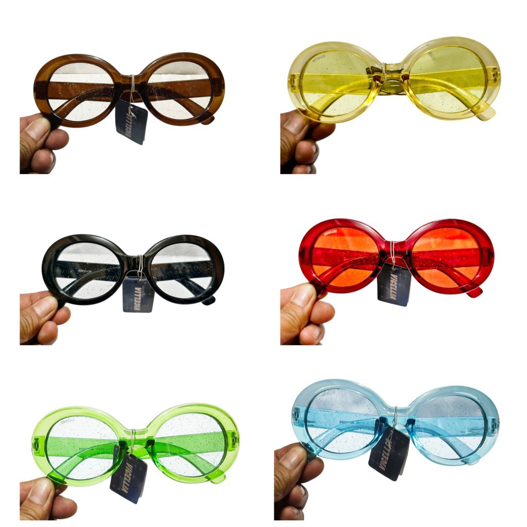 kacamata fashion wanita gliter vicellia